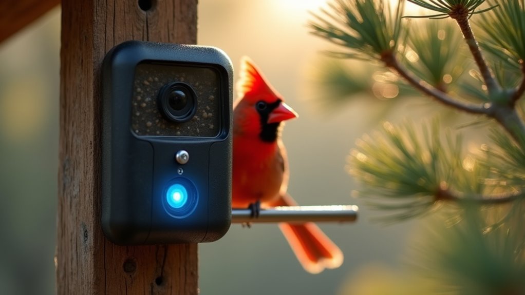 motion alerts for birdwatching