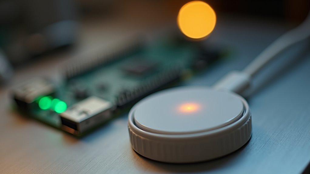 mqtt button action management
