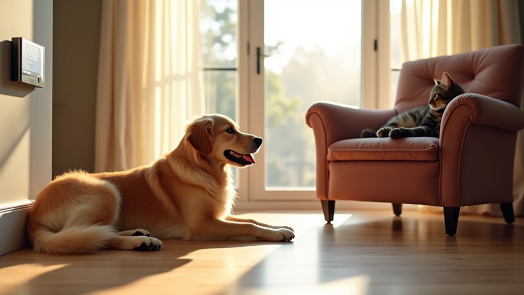pet temperature comfort zone