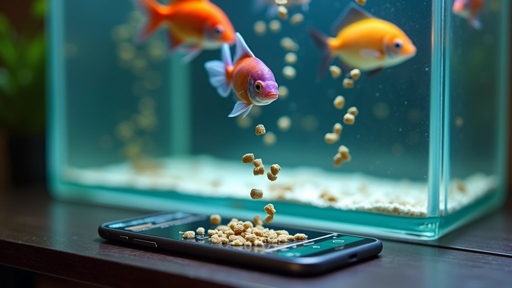 precise automated fish feeding