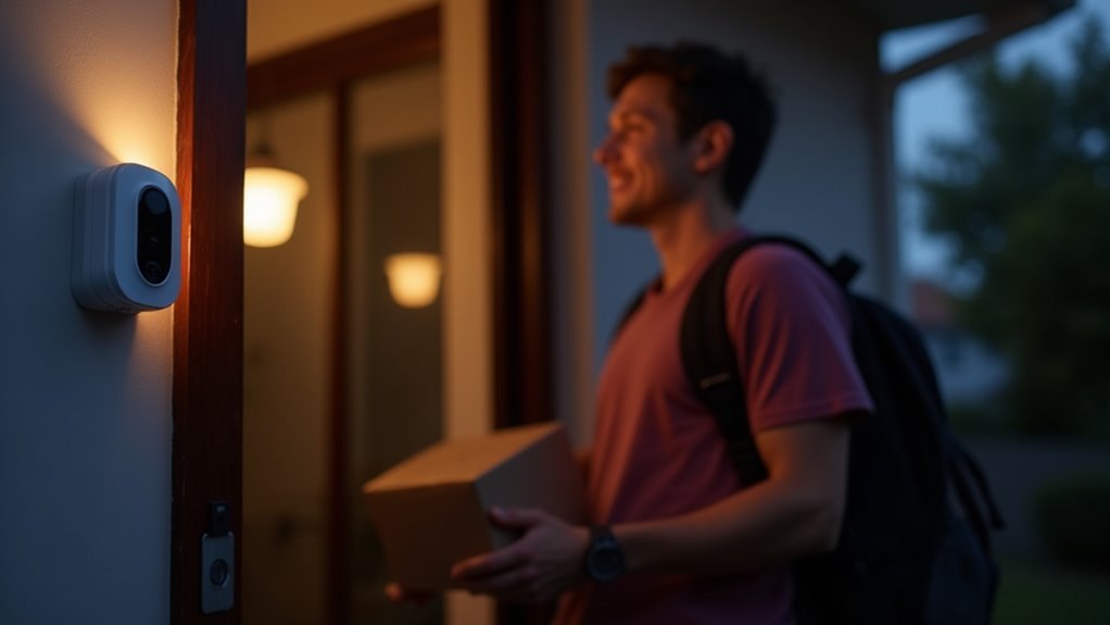 professional nighttime doorbell monitoring