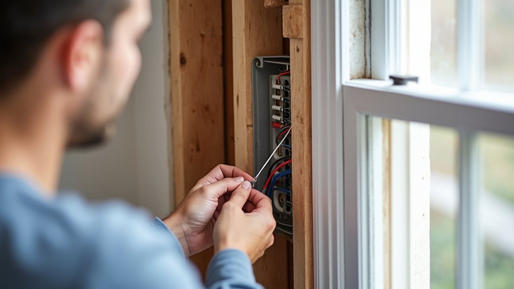 professional wiring for blinds