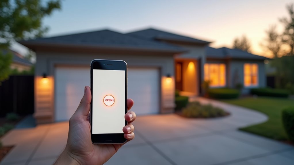 remote garage door access