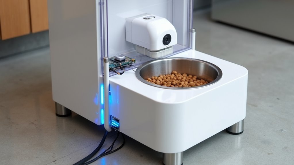 remote pet feeding control
