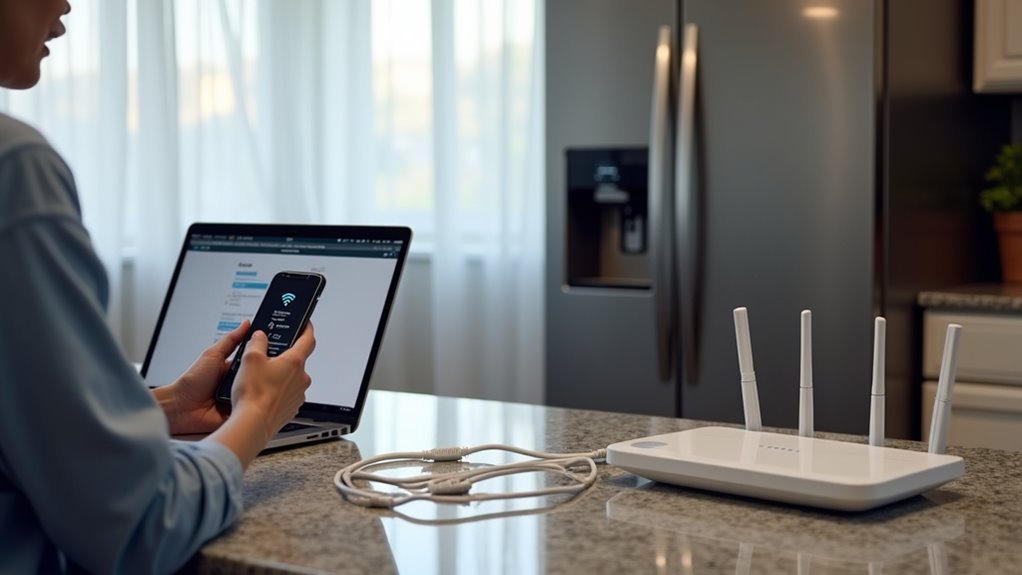 reset smart appliance wi fi
