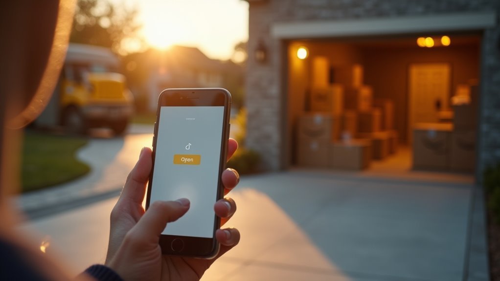 secure garage delivery system