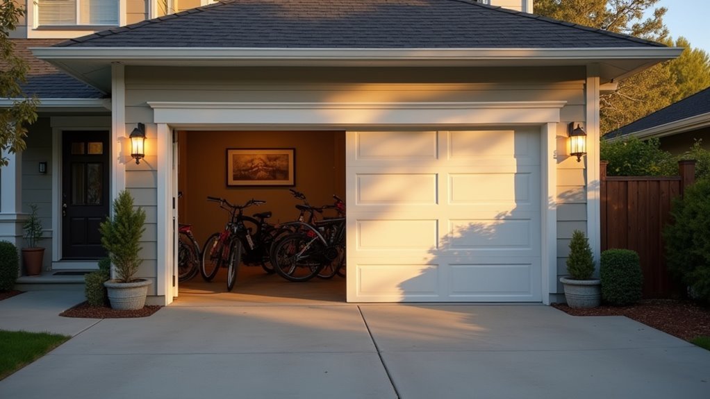 secure garage door access