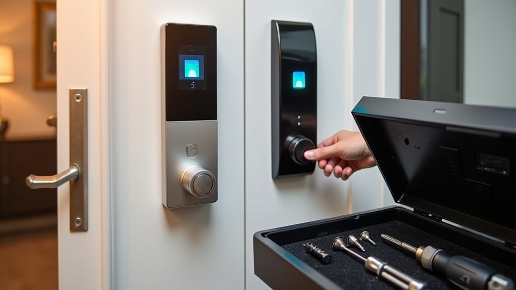 selecting compatible fingerprint locks