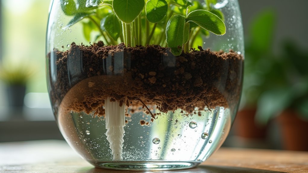 self watering plant system components