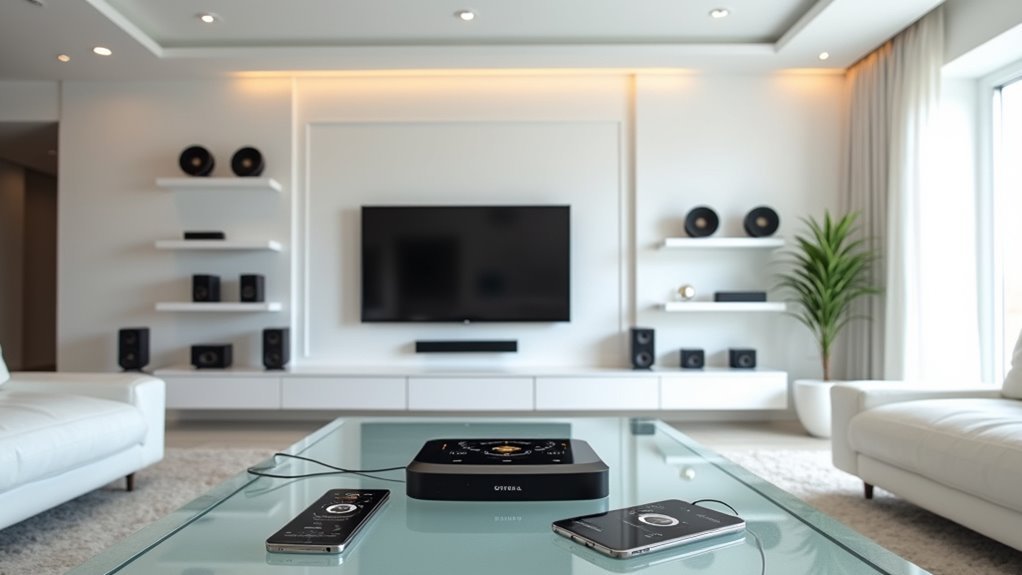 simultaneous audio across rooms