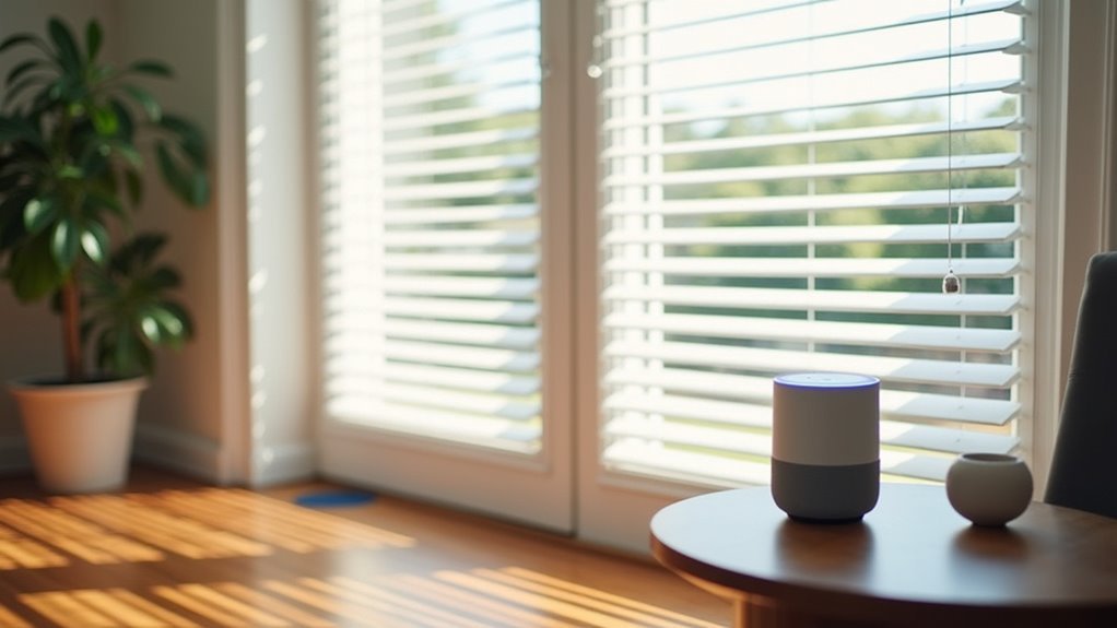 smart blinds voice setup