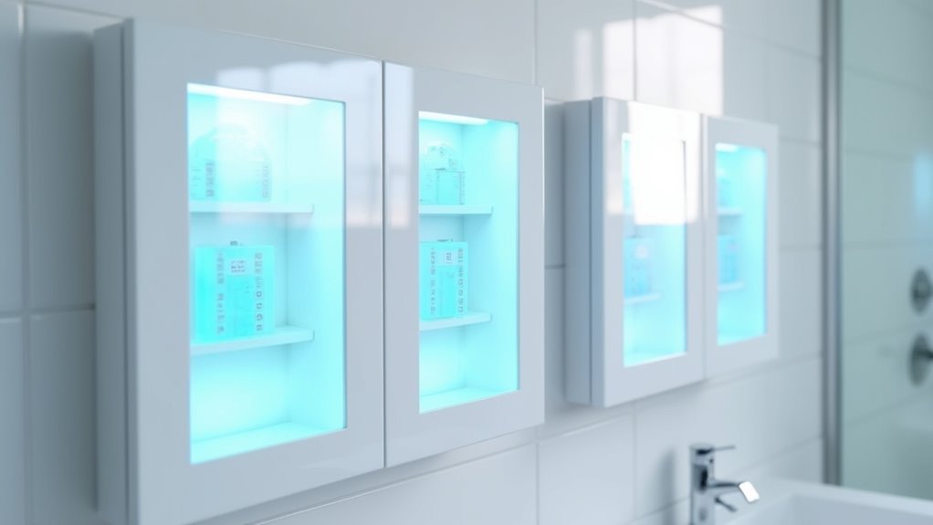 smart cabinets with screens