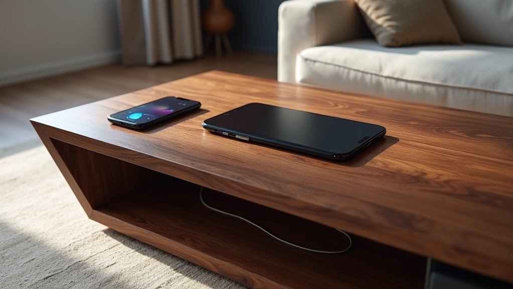 smart coffee table projector