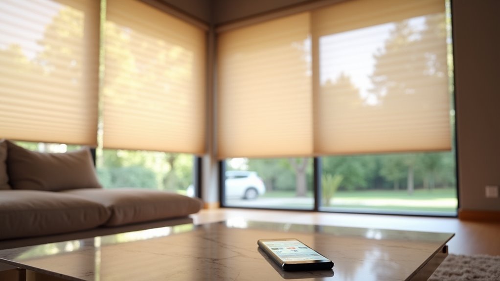 smart energy efficient window shades