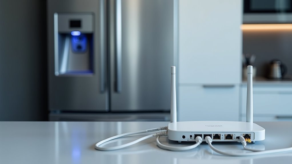 smart fridge network setup