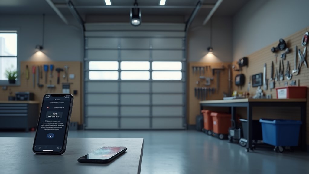 smart garage security monitoring