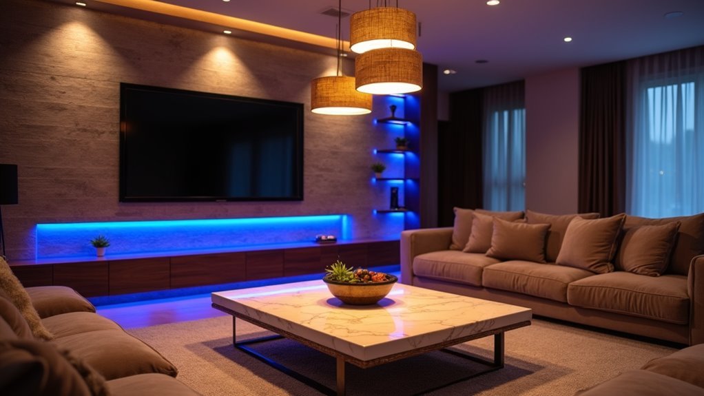 smart lighting enhances ambiance