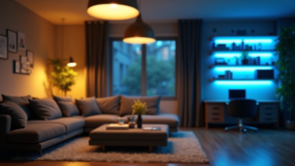 smart lighting enhances ambiance