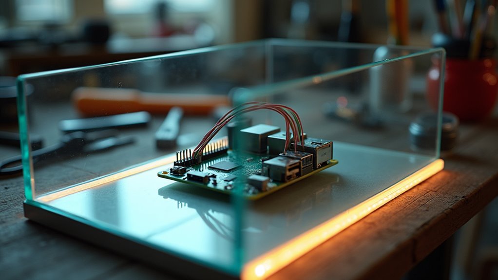 smart mirrors with computing components
