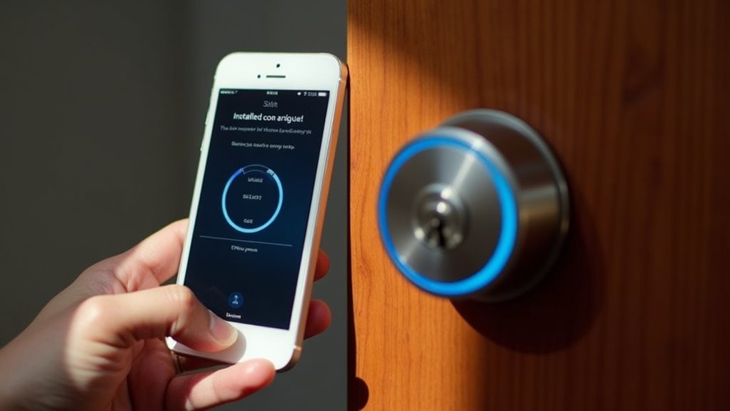 smartphone controlled keyless entry