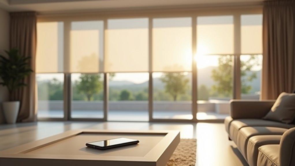 smartphone controlled window treatments