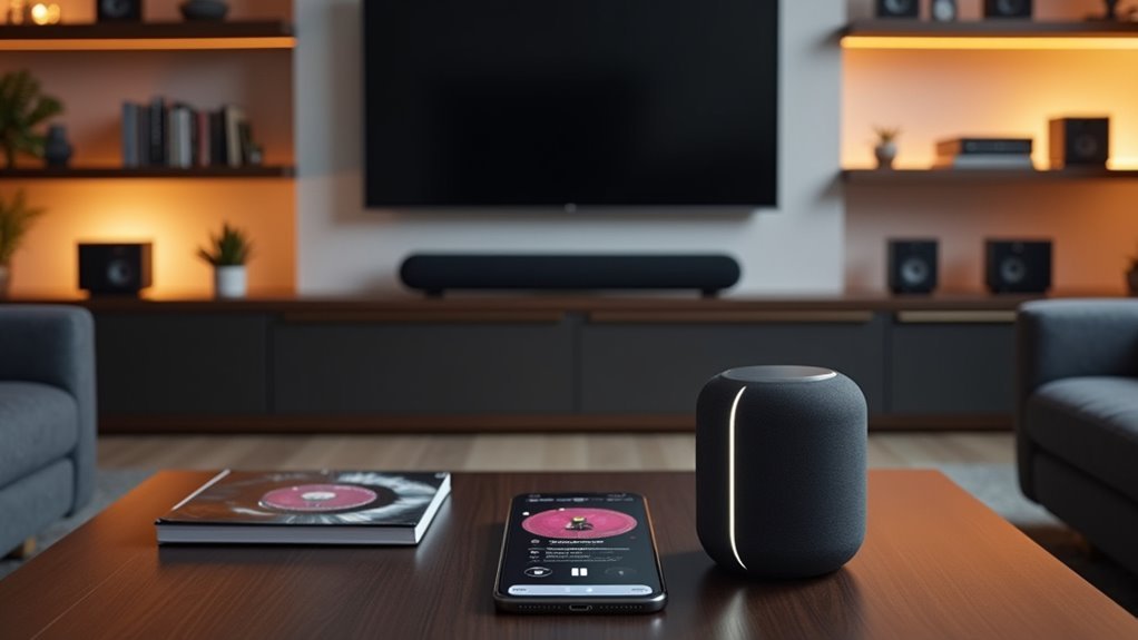 syncing music throughout home