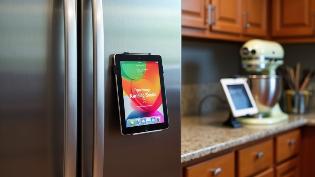 tablet mounts for cooking
