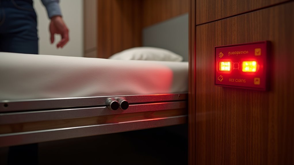 test emergency bed mechanisms