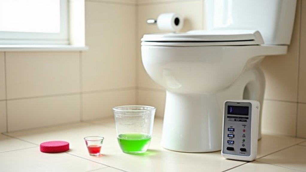 toilet leak detection options