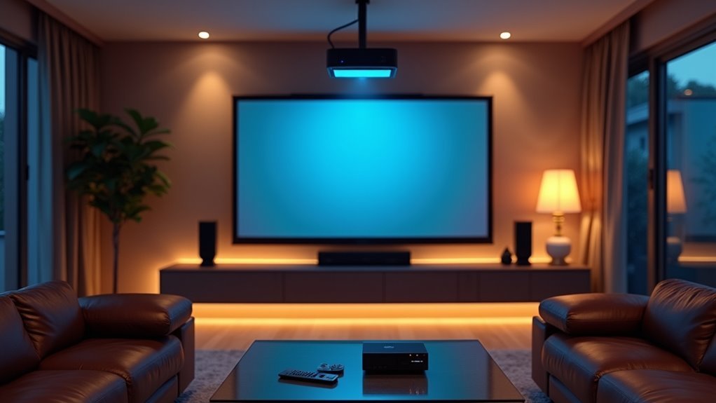 voice activated home theater automation