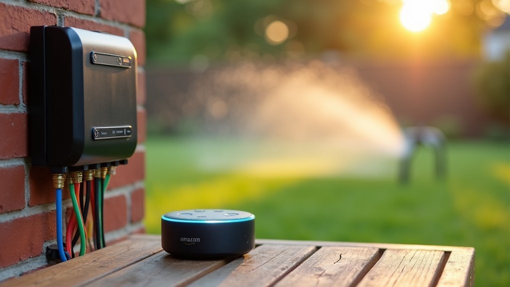 voice controlled irrigation management