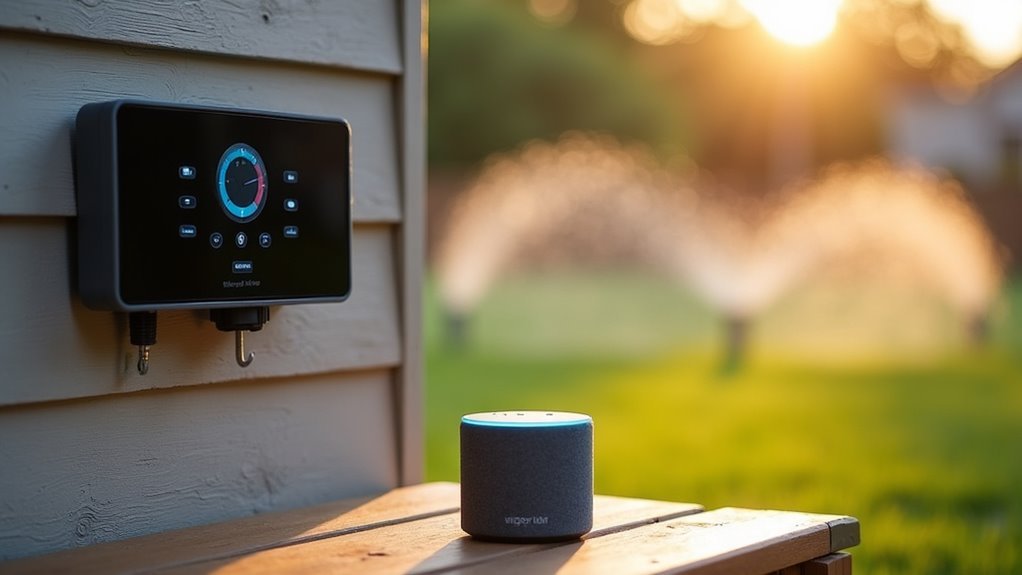 voice controlled irrigation management