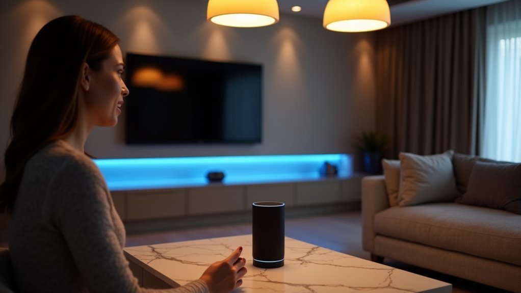 voice controlled smart lighting integration