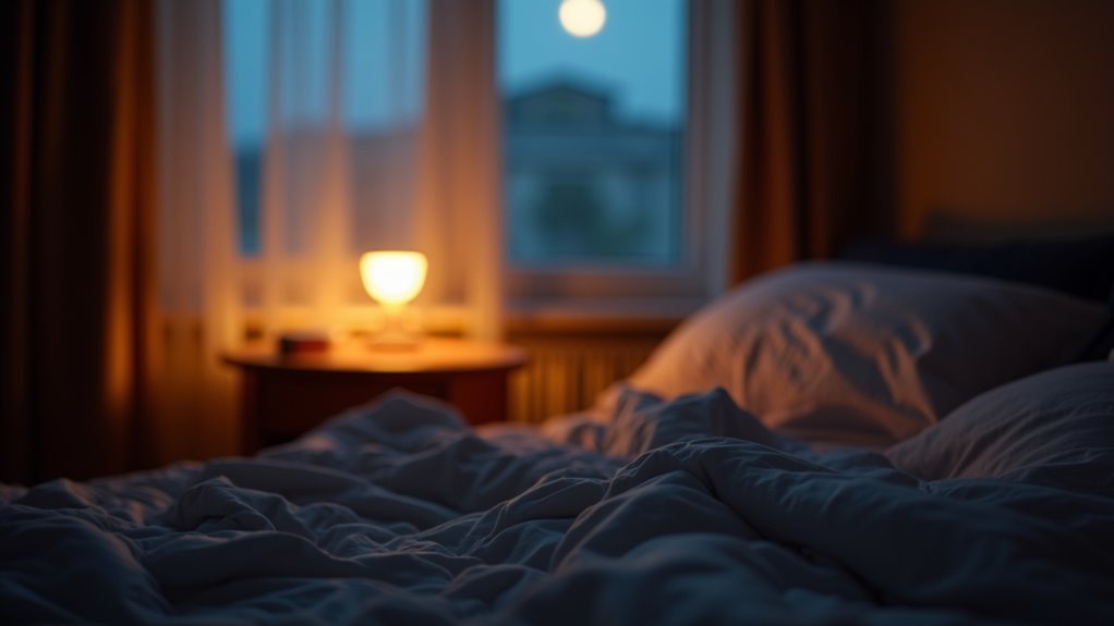 warm light promotes sleep