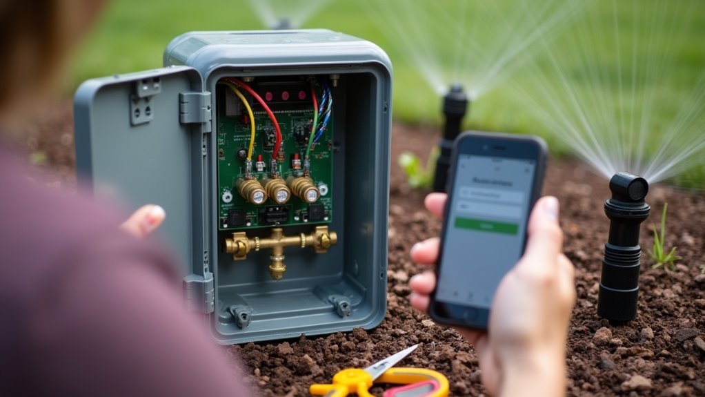 wifi sprinkler controller installation